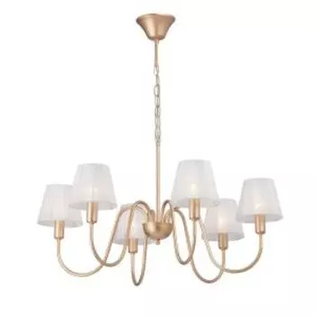 Люстра Vitaluce V1868-8/6, E14, 40 Вт, золото
