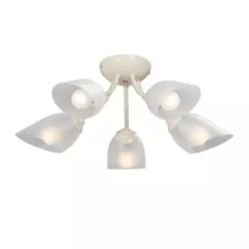 Люстра Vitaluce V3405/5PL, E14, 40 Вт, пластиковые белые плафоны