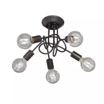 Люстра Vitaluce V3727-1/5PL, E27, 40 Вт, лофт