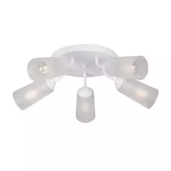 Люстра Vitaluce V3762-0/5PL, E27, 40 Вт, белые плафоны