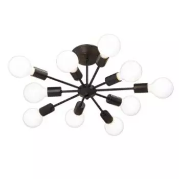 Люстра Vitaluce V4261-1/10PL, E27, 60 Вт, лофт