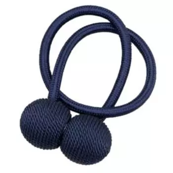 Магнитный подхват для штор, 46х3 см, темно-серый