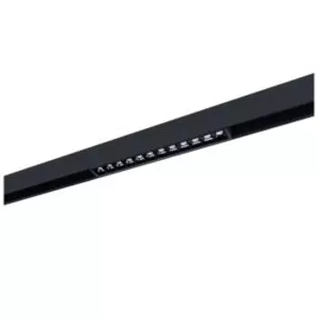 Магнитный трековый светильник Arte Lamp Linea, LED, 15 Вт, 3000К, 22.2 см, алюминий, черный