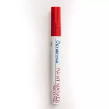 Маркер-краска JETSERVICE strong, 2-4мм, красный