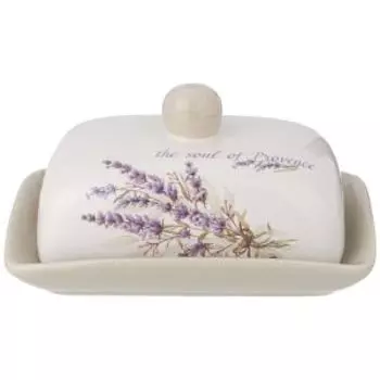 масленка AGNESS Душа Прованса 17х12,5х9 см, керамика