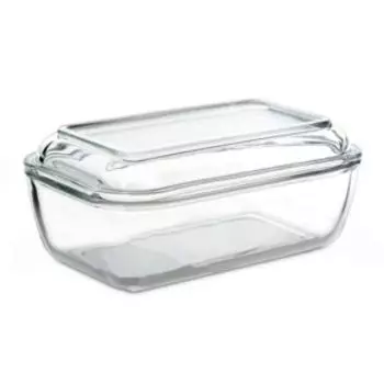 масленка Arc с крышкой, стекло