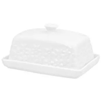 Масленка Elan Gallery Цветочки, 13.5х9х8 см, фарфор