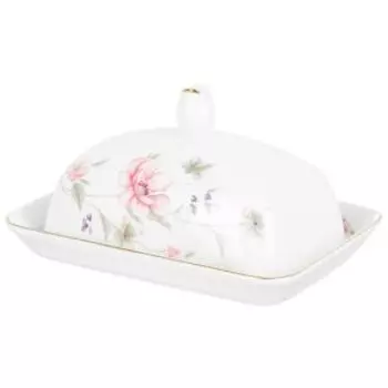 масленка ELAN GALLERY Диана 16,8х12,5х8,5 см, фарфор