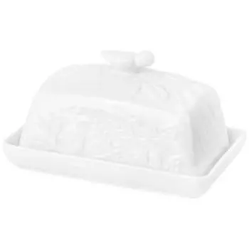 Масленка Elan Gallery Птички на ветке, 13.5х9х8 см, фарфор