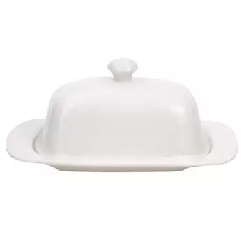 Масленка Wilmax, 12,5 х 19 см, фарфор