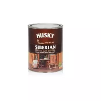 Масло для дерева Husky Siberian, 0.9 л, прозрачная база Т