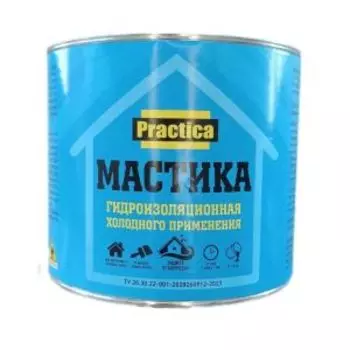 Мастика гидроизоляционная Практика, 1.8 кг