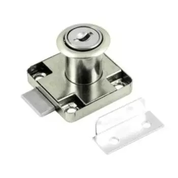 Мебельный замок 6136, никель