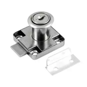 Мебельный замок 6138-22, хром