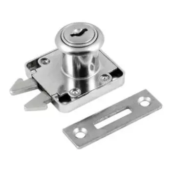 Мебельный замок 6202-22, хром