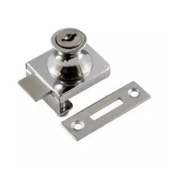 Мебельный замок 6407, хром