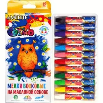 Мелки пастельные масляные deVENTE Cosmo, 12 цветов