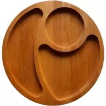 Менажница Harmonia Круг, 3 секции, 23 см, дерево