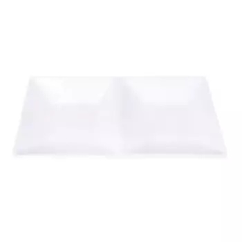 Менажница Meze квадратная, 2 секции, фарфор