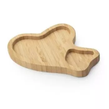 менажница Sweet heart Duo, 12.5x12.5 см, бамбук