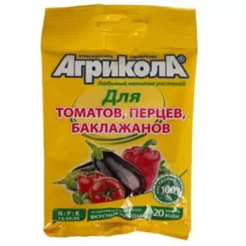 Микроудобрение Агрикола для томатов, перцев и баклажанов, 50 г