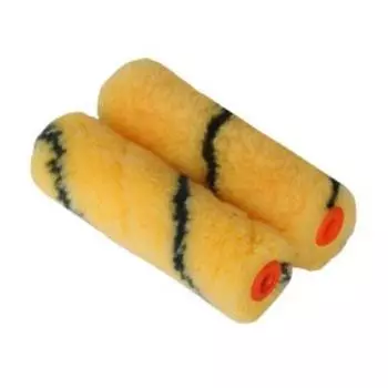 Мини-ролик полиакрил тигр Decor Black Edition mini, 2 шт, d 15 мм, высота ворса 11 мм, ширина 60 мм