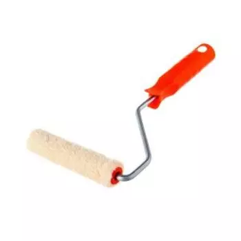 Мини-валик в сборе Decor Black Edition mini, велюр, d 15 мм, высота ворса 5 мм, ширина 100 мм