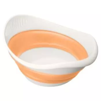 Миска-дуршлаг складная Phibo Zoom, 3.9 л, пластик/силикон, оранжевый