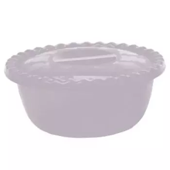 Миска круглая с крышкой Idea, 3 л, пластик