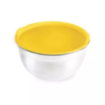 Миска с крышкой Atmosphere, 2 л, нерж. сталь/пластик