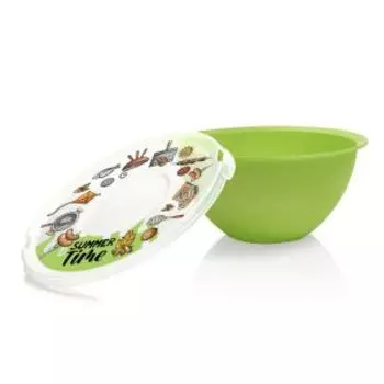 Миска с крышкой Summer time, 4 л, пластик