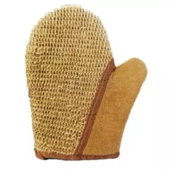 Мочалка для тела Beauty Format, рукавица, джут