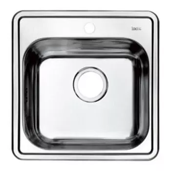 Мойка Strit S, 485х485 мм, нержавеющая сталь, полированная