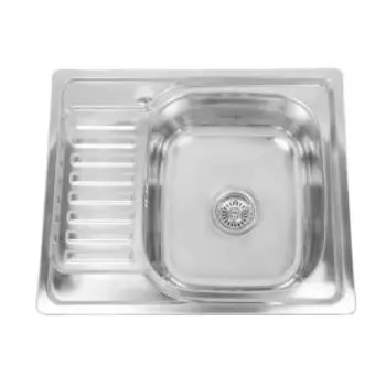 Мойка врезная глянцевая 5848-R, 580х480х160 мм, 0,6 мм