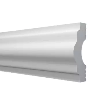 Молдинг потолочный экструдированный ПЛИНТЭКС M40/15, 40х15х2000мм, белый