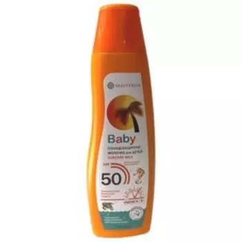 Молочко для загара Beauterica солнцезащитное, для детей с UVA/UVB фильтрами, SPF 50+, 175 мл