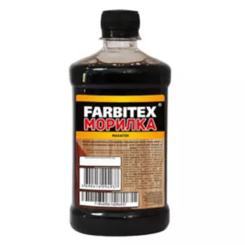 Морилка деревозащитная водная Farbitex, махагон, 0.5 л