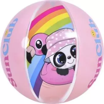 Мяч надувной пляжный Панда, 40 см, в ассортименте