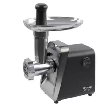 мясорубка STINGRAY ST-MG2501C черный матовый хром 3500ВТ + насадки