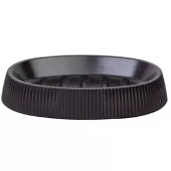 Мыльница Black boom, 14х9.5 см, черный, пластик