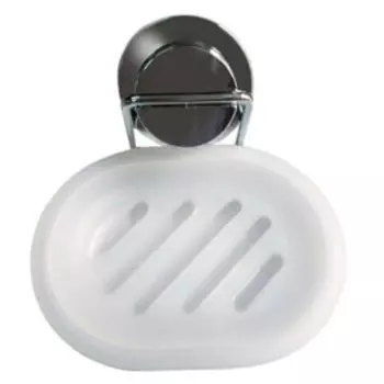 Мыльница для ванной Fora Atlant, 10х13х13 см, на присоске