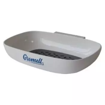 Мыльница Gromell Milos, белый, пластик