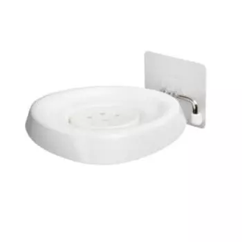 Мыльница настенная с держателем, на клеевой основе