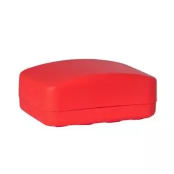 Мыльница прямоугольная, пластик, в ассортименте