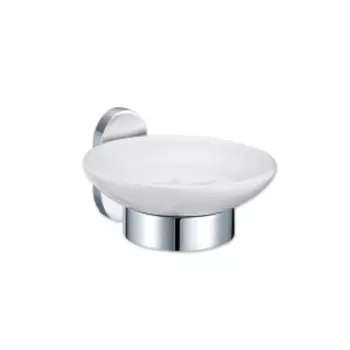 мыльница с чашей LT21312 FLORA керамика, хром