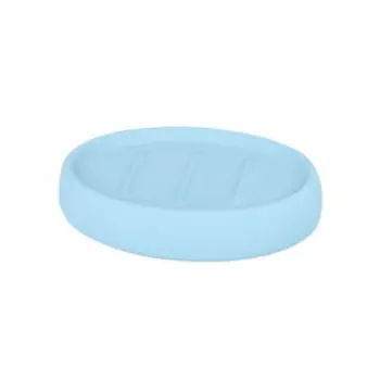 Мыльница Soft, керамика, голубой