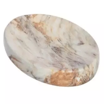 Мыльница Vanstore Бежевый мрамор, керамика