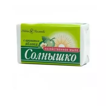 мыло хозяйственное СОЛНЫШКО Яблоко, 140г