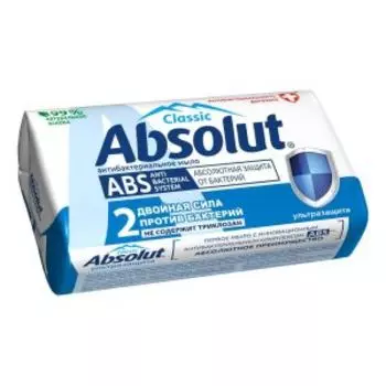 мыло туалетное ABSOLUT Classic ультразащита 90гр.