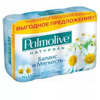 мыло туалетное PALMOLIVE Баланс и Мягкость (Ромашка)